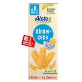 Alete, Biscuits pour enfants, à partir du 8ème mois, au beurre de blé, 180 g Mère et Enfant Naty Shop Paquet unique 180 grammes