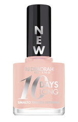 Coffret de vernis à ongles Milano pour renforcer les ongles cassants et gonflés, 9,5 ml et vernis à ongles 10 Days Long N.882 Nude Rose, effet brillant longue tenue, 11 ml