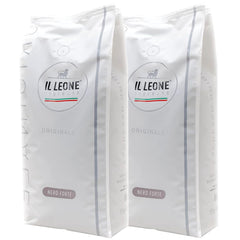 Espresso - Grains de café Nero Forte - Compatible avec les machines à café et les machines à expresso - Grains Arabica torréfiés foncés - 2 kg