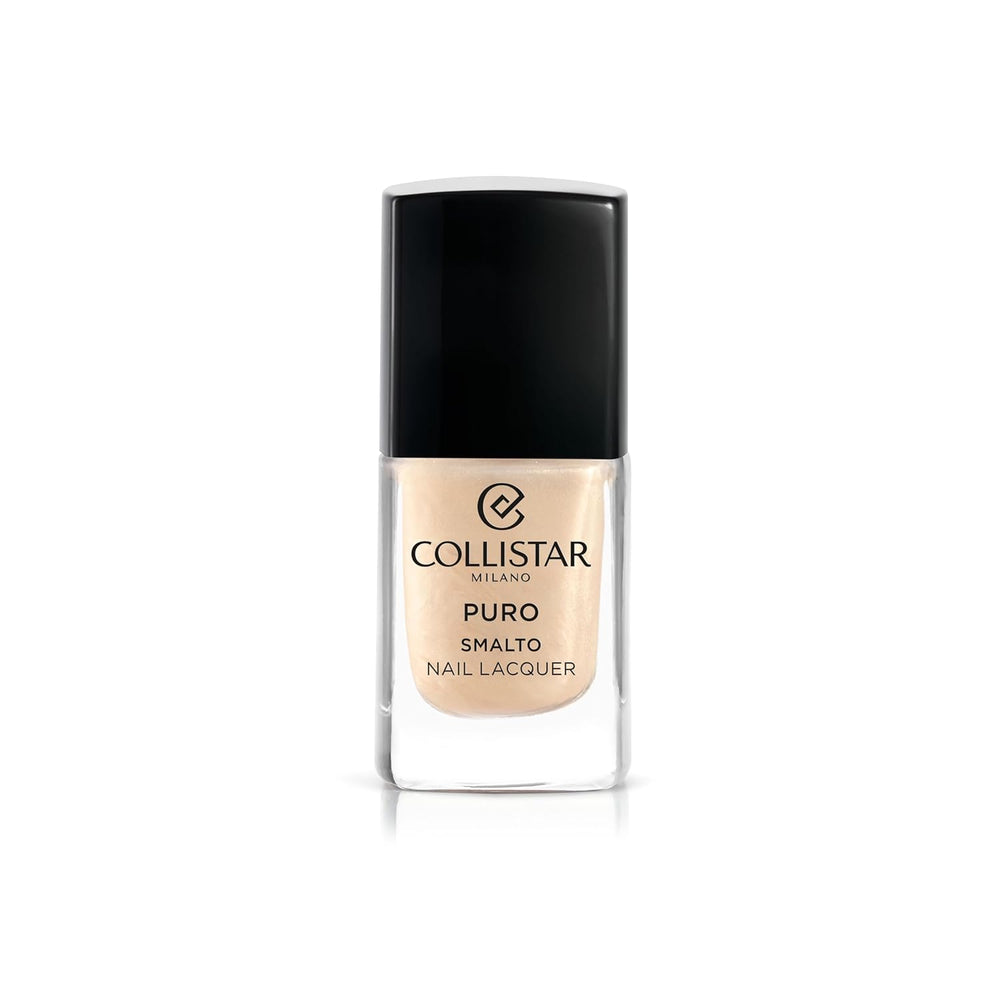 Vernis à ongles Collistar Puro, vernis à ongles longue durée au fini brillant, n° 1. 923 Porcelaine champenoise, 10 ml