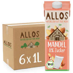 Allos Mandeldrink Sans Sucre Mandel Natur Vegan Lactose 1L