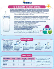 Humana HN Expert, dès la naissance, aliment spécial pour diarrhées fréquentes ou prolongées, favorise la normalisation des selles, à la banane, 300 g Naty Shop