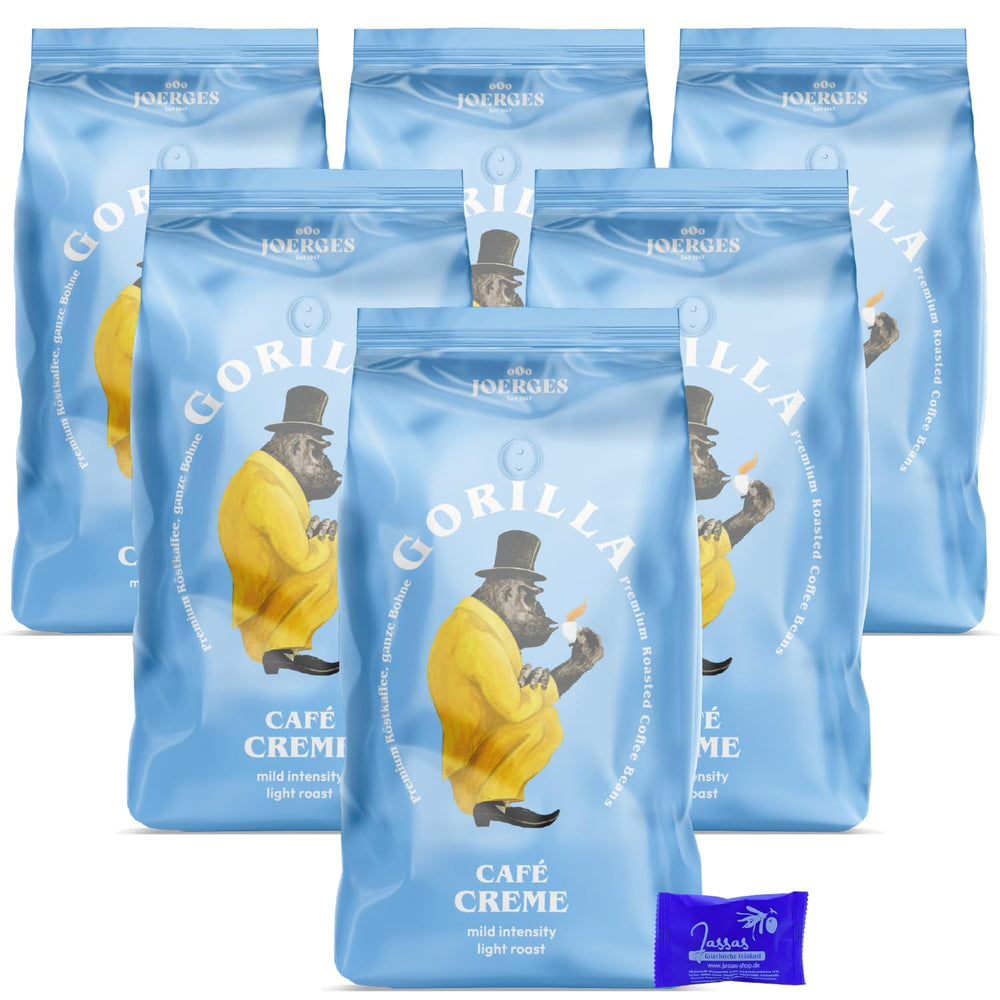 Gorilla Café Crème 6x 1000g Produits de pâtisserie Joerges + Jassas | Café Gorille | Crème Gorilla Café