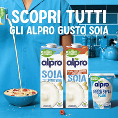 Alpro Soya Drink Natural 12x1L - Sans lactose, sans gluten