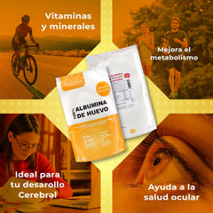 Sermand Nutrition Albumine d'Oeuf 100% Poudre Sans Gluten Sans Lactose