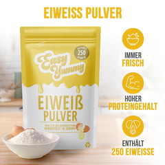 Poudre 100% de blanc d'œuf facile et délicieuse pour la cuisine et la pâtisserie