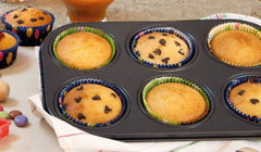 , Forme 6 muffins 18,5x27cm, noir Moules et plaques à pâtisserie Naty Shop