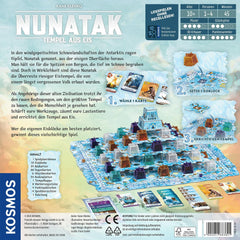 KOSMOS 683801 Nunatak - Temple de glace, jeu familial, configuration 3D cool, pièces de jeu de glace 3D, jeu de stratégie, jeu de société, jeu de fête