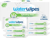 Waterwipes Lingettes Hydratantes et Nettoyantes pour Bébé à 99% d'Eau et Extrait d'Aloe Vera, Lingettes Humides Visage et Corps Naty Shop 360 Wipes