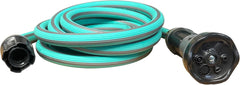 Tuyau d'arrosage extensible jusqu'à 7,5 mètres, 1/2" (12,5 mm), avec douchette et 8 fonctions, Idroeasy
