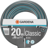 Furtun Gardena Classic 19 mm (3/4 inch), 20 m: Furtun de grădină universal fabricat din material textil robust, țesut încrucișat, presiune de spargere de 22 bar, rezistent la UV, fără componente de sistem, garanție de 12 ani (18022-20)