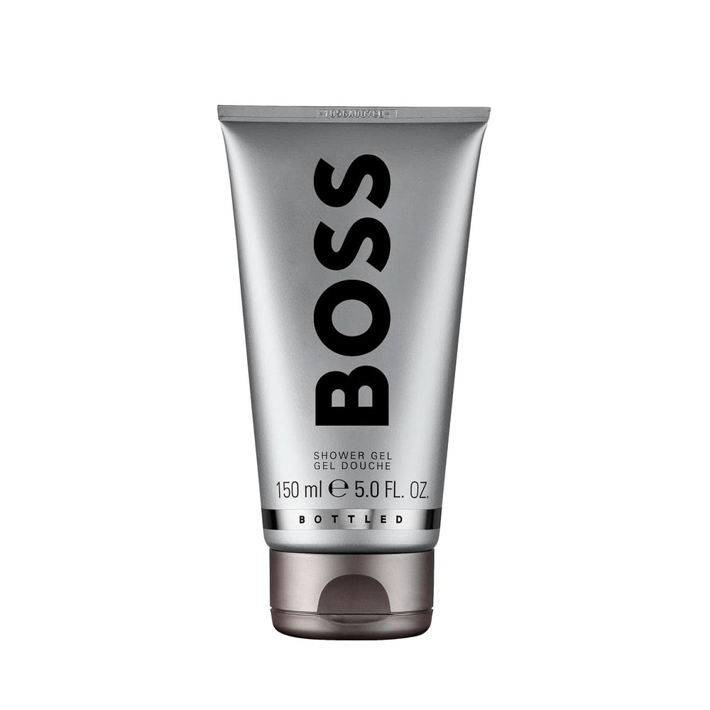 BOSS , gel de duș, parfum oriental lemnos pentru bărbați cu note de scorțișoară și mosc, 150 ml Duș și baie Naty Shop