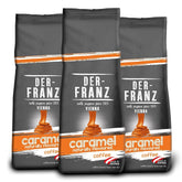 Café Der-Franz, Arabica et Robusta en grains Café Naty Shop 3 x 500 grammes Caramel