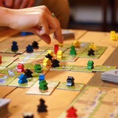 Hans im Glück, UNbox Now, Carcassonne V3.0, joc de bază, joc de familie, Jocul Anului 2001, 2-5 jucători, vârste 7+, 35 de minute de joc, germană
