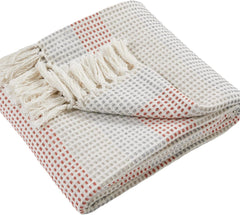 Couvre-lit Loft Reva, coton 100% recyclé, 130 X 180 cm, Lits et couvertures Paprika Appletree