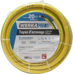 Tuyau d'arrosage renforcé Ø25mm, résistant à la torsion, 20 m