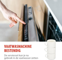 Service de table Alpina pour 4 personnes pour le petit déjeuner Services de table Naty Shop