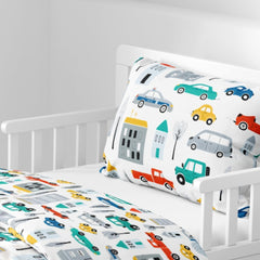 Linge de lit garçon, motifs variés, 100% coton Linge de lit - enfant Naty Shop
