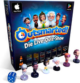 Outsmarted – Jeu de société quiz numérique | Enfants, adolescents et adultes | Soirée de jeu de nouvelle génération pour la famille et les amis | 2 à 24 joueurs | 8 ans et plus | Plus de 10 000 questions