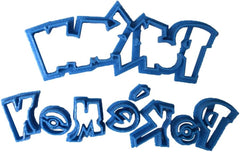 Emporte-pièce pour fondant Pokémon, bleu