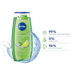 Gel de duș NIVEA Lemon Grass And Oil, 250 ml Duș și baie Naty Shop