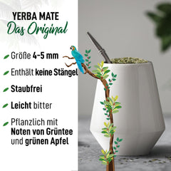 ORIGEENS BIO YERBA MATE TEA 1 KG - L'Original I Non torréfié, sans feuilles, sans tiges, sans poussière et sans miettes I Boisson énergisante et détoxifiante