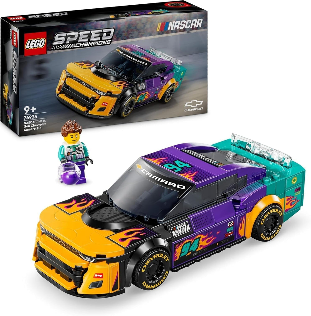 Voiture jouet Chevrolet Camaro ZL1 de nouvelle génération LEGO Speed Champions NASCAR ; Ensemble de construction et de jeu de voiture de course ; Cadeau pour garçons et filles de plus de 9 ans 76935 Jeux de construction Besuche den LEGO-Store Titre par défaut