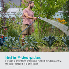 Gardena Liano Xtreme 3/4", 20 m : tuyau d'arrosage textile extrêmement robuste avec tuyau intérieur en PVC léger et résistant aux intempéries (18480-20)