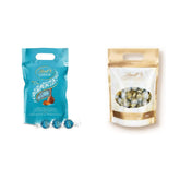 Boules de chocolat LINDOR au caramel salé | env. 80 boules de chocolat au lait fourrées au caramel salé | Pack Vrac & Boules de Chocolat Marc de Champagne | 700g