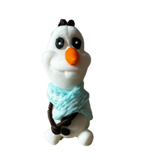 Décoration comestible en sucre, Décorations Bonhomme de Neige en Pâte à Sucre Naty Shop