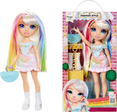 Rainbow High My Fashion Style Doll - Amaya - 28 cm Regenbogenfarbene Modepuppe mit Aufsehenerregendem Outfit und Schicker Handtasche, zum Spielen, Bewegen, Sammeln, Für Kinder von 4 bis 12 Jahren