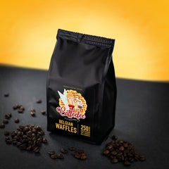 Caffeefee Belgian Waffles Bohnen, 250 g, aromatisierter Röstkaffee