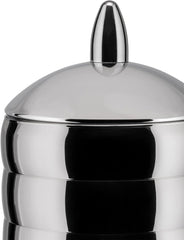Alessi Kalistò 2 CB02 - Pot de cuisine en acier inoxydable 18/10 avec bouton en aluminium, 114 cl, argent Boîtes de conservation alimentaire Naty Shop