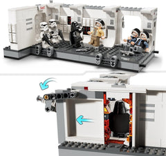 LEGO Star Wars Tantive IV Boarding, jouet de construction du film A New Hope, ensemble de jeu fantastique à collectionner, idée cadeau pour garçons et filles à partir de 8 ans et collectionneurs 75387 Ensembles de construction Beuche den LEGO-Store