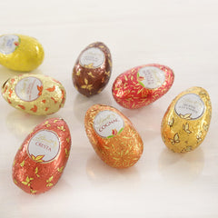 Oeufs Sélection Chocolat | 288g | 2 x œufs à crête et truffes au chocolat | 3x90g | Les plus belles truffes au Marc de Champagne au chocolat blanc | Chocolat de Pâques | Cadeau de chocolat