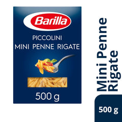 Pâtes Barilla Piccolini Mini Penne Rigate, 500g