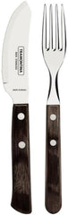 Tramontina PIZZA Besteck, 8-Tlg Set, Für 4 Personen, Rostfreier Edelstahl, Fsc-Zertifizierte Holzgriffe, Spülmaschinenfest Bucatarie Naty Shop