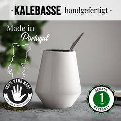 SET DE CEAI MATE ORIGEENS Cu canÄ pentru mate din Portugalia, bombilla Èi ceai Yerba Mate BIO - Set cadou original
