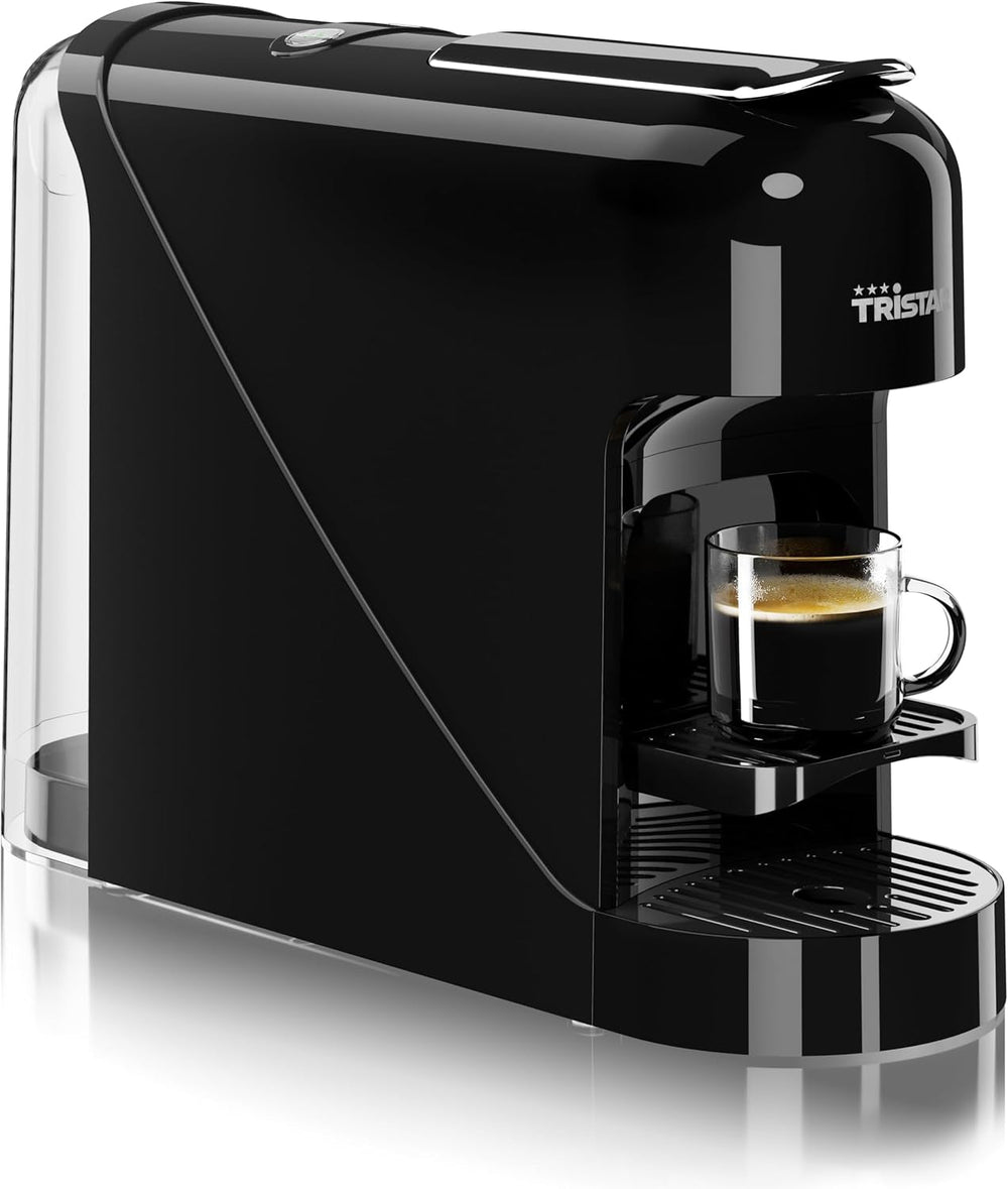 Machine à expresso à capsules Tristar - Compatible avec les capsules Nespresso - Bac de vidange amovible - Réservoir d'eau amovible spacieux de 900 ml - Pression 20 bars - 1400 W - CM-2300