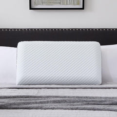 Oreiller LUCID à mémoire de forme avec gel 40x60 cm - respirant - effet rafraîchissant - housse lavable - oreiller certifié Oeko-Tex, blanc