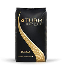 Tosca 1000g | Grains de café suisses de qualité supérieure pour expresso et cappuccino | fort mélange d'Arabica et de Robusta avec des notes de noisette et grillées | café expresso corsé | frit en Suisse
