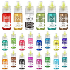 Colorant alimentaire en gel, contenants de 6 ml et 10 ml Naty Shop
