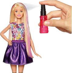 Mattel Barbie DWK49 Ensemble de jeux Wellen et Lockenspaß, grande couleur