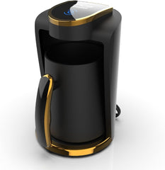 Café turc Inca | Machines turques Kahve | 250 ml (1 à 4 tasses) | 400W | IKM-01 | Protection contre les déversements et l'ébullition sans eau | Plaque chauffante en acier inoxydable | Arrêt automatique | Pour un café turc parfait