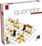 Gigamic, Quoridor Mini, jeu familial, jeu en bois, 2-4 joueurs, à partir de 8 ans, 15 minutes, allemand, multilingue, multicolore, coloré