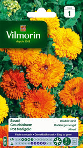 5791041 Ringelblume Zweifarbig, 90 X 2 X 160 Cm