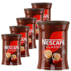 Nescafé Classique Frappe 6 x 200g | Café grec | Poudre de Frappe instantanée | Nestlé | + 20 ml d'huile d'olive Jassas