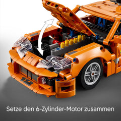 LEGO Technic Fast and Furious Toyota Supra MK4 - Jeu de voiture - Avec moteur à 6 cylindres et porte-clés - Ensemble de modèles pour jeunes et filles à partir de 9 ans - Idée cadeau pour le anniversaire 42204