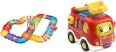 Vtech 80-524404 TUT TUT Baby Speedster - Deluxe Road Set, Mașini pentru copii, Multicolor & 80-514004 TUT TUT Mașină de pompieri pentru copii, Multicolor Jucarii Bebe Naty Shop Pachet cu mașina de pompieri Baby Flitzer