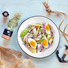 Ankerkraut Salatdressing Nordisch Gewürz, 115g im Korkenglas, Dressing für Knackigen Salat Schnell Selber Machen, Premium Qualität aus Hamburg